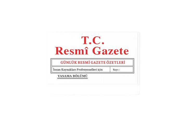 Günlük Resmi Gazete Özeti